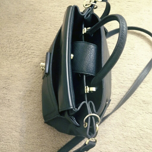 Danielle Nicole Mischa Satchel Crossbody Black Bag - Picture 5 of 8